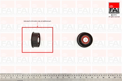Deflection Pulley/Guide Pulley, timing belt